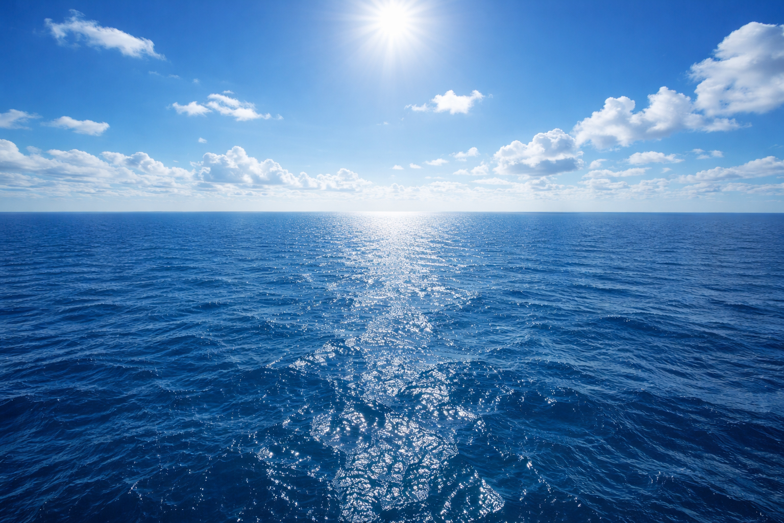 Above the water background